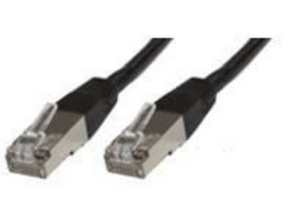 MicroConnect F/UTP CAT5e 10m Black PVC Outer Shield : Foil screening 4x2xAWG 26 CCA