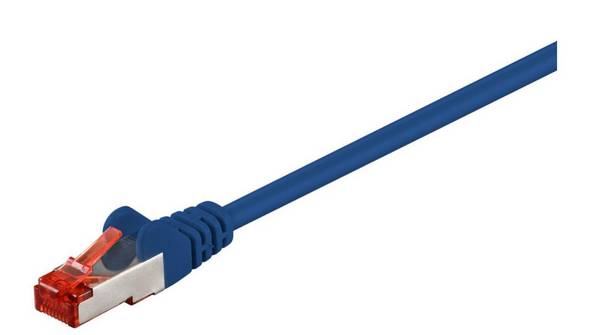 MicroConnect F/UTP CAT6 5m Blue PVC Outer Shield : Foil screening 4x2xAWG 27 CCA