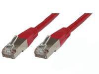 MicroConnect F/UTP CAT6 20m Red PVC Outer Shield : Foil screening 4x2xAWG 27 CCA-0