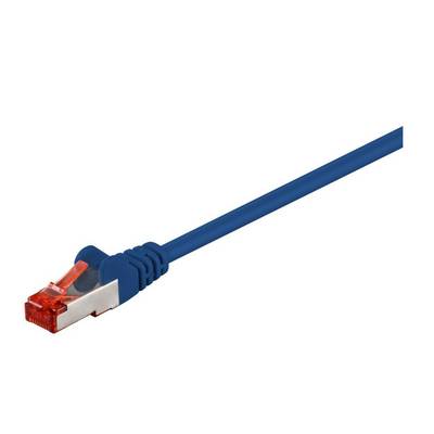 MicroConnect F/UTP CAT6 1m Blue PVC Outer Shield : Foil screening 4x2xAWG 27 CCA-0