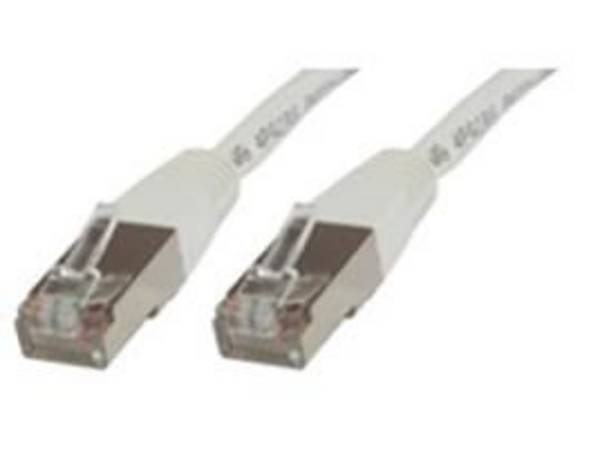 MicroConnect F/UTP CAT5e 0.5m White PVC Outer Shield : Foil screening 4x2xAWG 26 CCA