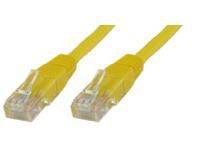 MicroConnect U/UTP CAT6 10M Yellow PVC Unshielded Network Cable, PVC, 4x2xAWG 26 CCA-0
