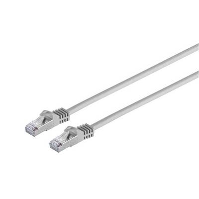 MicroConnect RJ45 patch cord S/FTP (PiMF), w. CAT 7 raw cable 0.5m Grey 4x2xAWG 26, CU-0