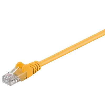 MicroConnect U/UTP CAT5e 0.25M Yellow PVC Unshielded Network Cable, PVC, 4x2xAWG 26 CCA-0