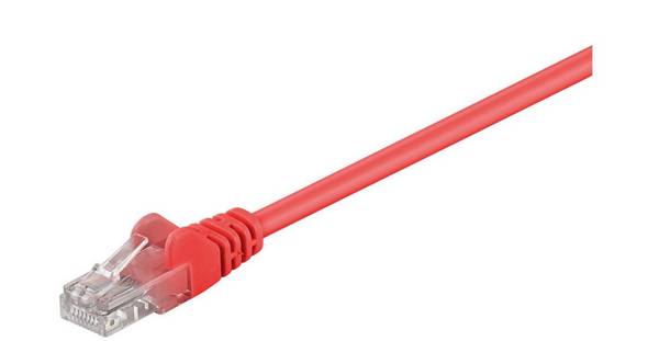 MicroConnect U/UTP CAT5e 1.5M Red PVC Unshielded Network Cable, PVC, 4x2xAWG 26 CU