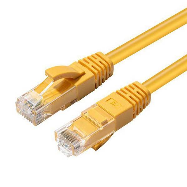 MicroConnect U/UTP CAT5e 1M Yellow PVC Unshielded Network Cable, PVC, 4x2xAWG 26 CU