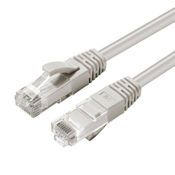 MicroConnect U/UTP CAT5e 8M Grey PVC Unshielded Network Cable, PVC, 4x2xAWG 26 CU-0