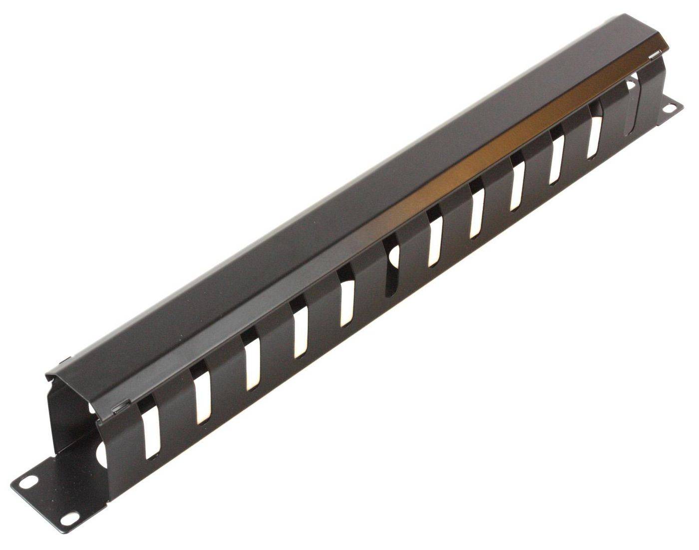 MicroConnect Cable Management 19" 1U Metal Black-0