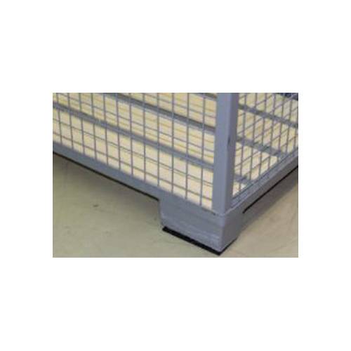 SAFETEX Antirutsch-Pad für Gitterboxen und Stahlplatten (Stärke 8,00mm | Maße 100x200mm)-0