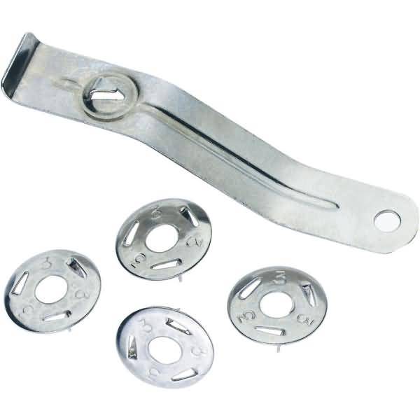 Dreizackstift Metall 12mm vernickelt VE=100 Stück-0