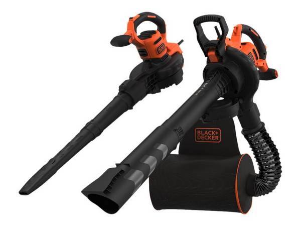 BLACK+DECKER BEBLV300-QS - Gartensauger/Laubbläser - elektrisch - 3000 W - 900 m³/Std. - 404 km/h