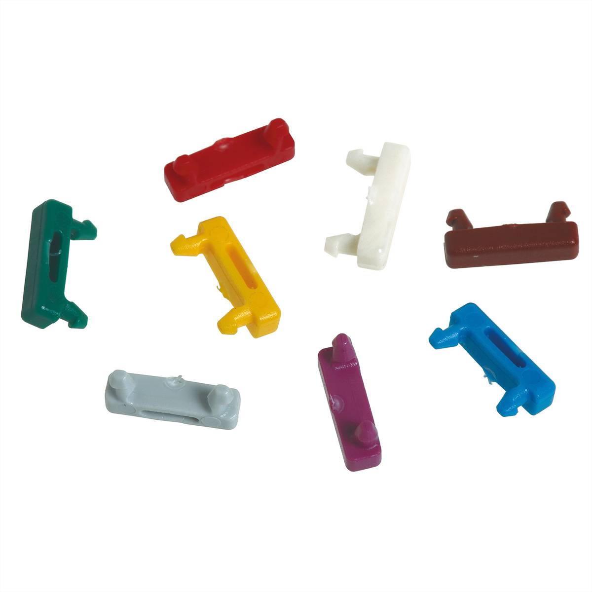 EasyLan DualBoot® Steckermarkierungsclips, 100 Stück, rot-2