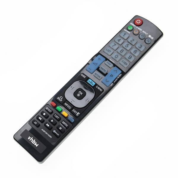 vhbw Fernbedienung kompatibel mit LG 42PT353K-ZA | 42PT353N-ZA, 42PT353-ZA Heimkino-Anlage, Fernseher, Hi-Fi-System -