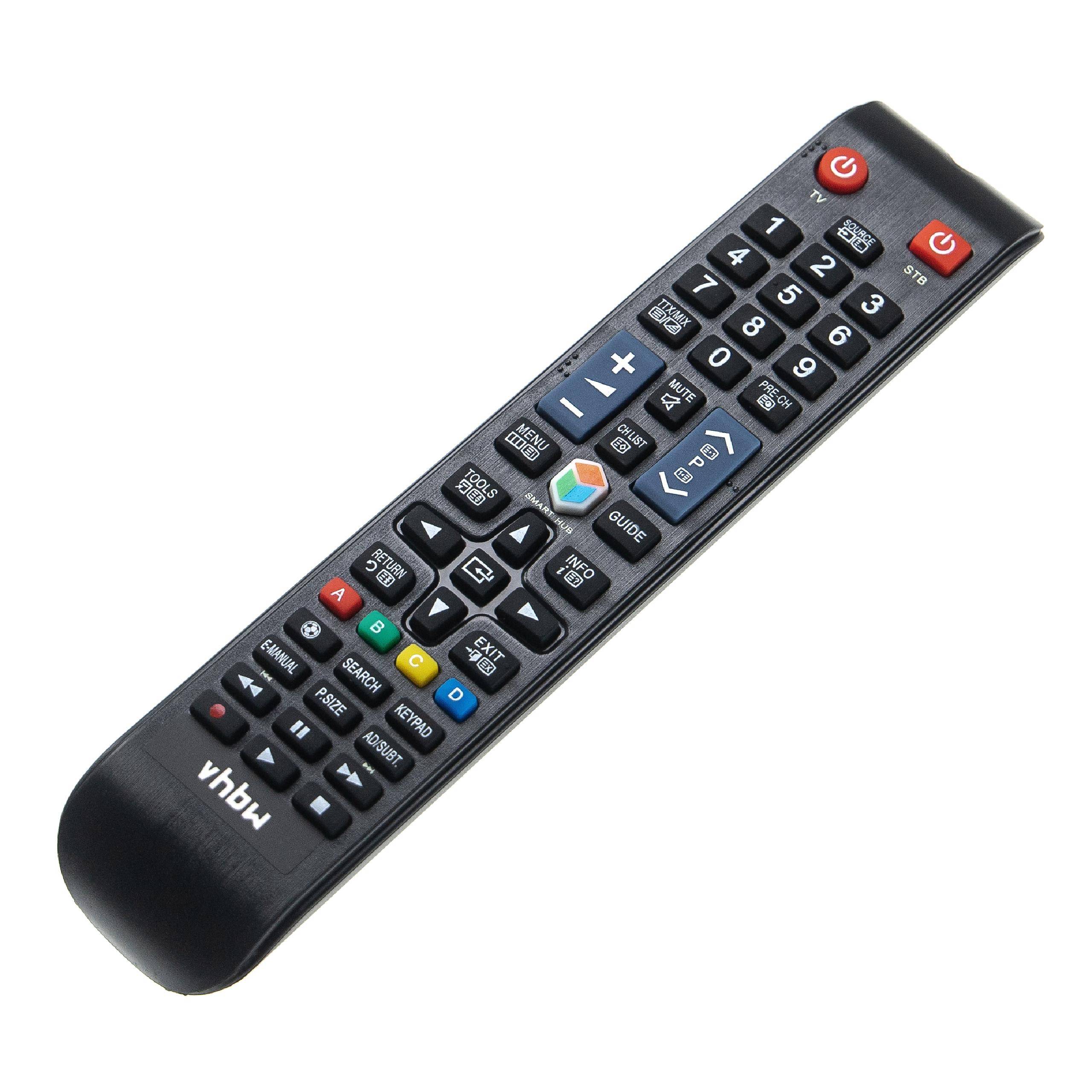 vhbw Fernbedienung kompatibel mit Samsung UE48H6270 | UE50H5373, UE50H5303, UE46H5373, UE48H6200, UE46H6273 Fernseher-0