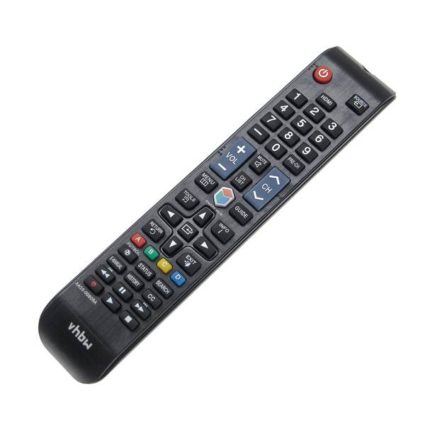 vhbw Fernbedienung kompatibel mit Samsung UE32F6800AB | UE32F6800SB, UE32F6470SS, UE32F6800, UE32F6510 Fernseher, TV -
