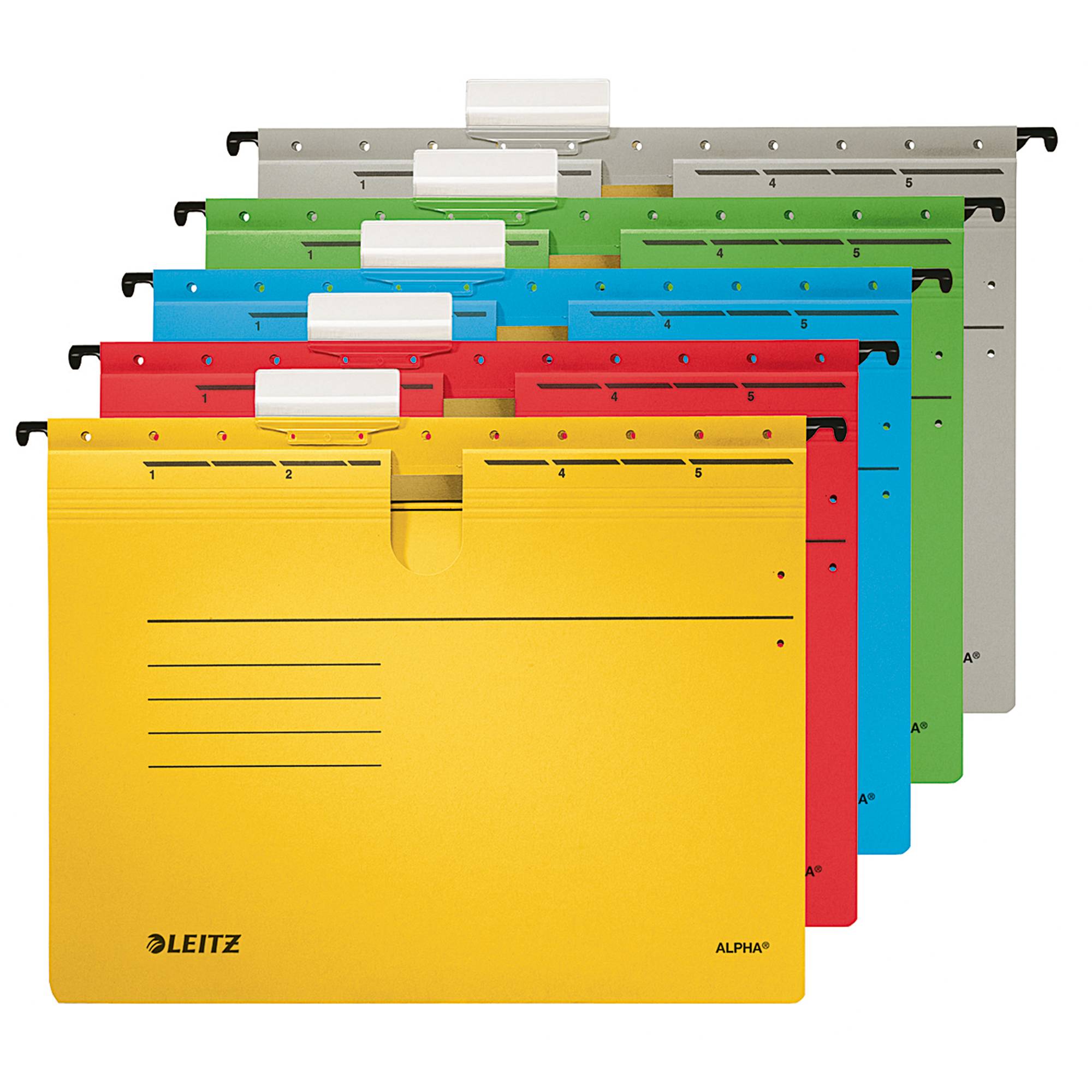 Leitz Hängehefter 19843055 grün 5 St./Pack. - Artikel: 122108260-3