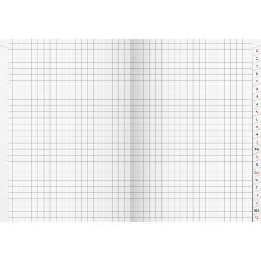 König & Ebhardt Kladde 8618132 DIN A6 kariert 96Blatt rot - Artikel: 112152202-1