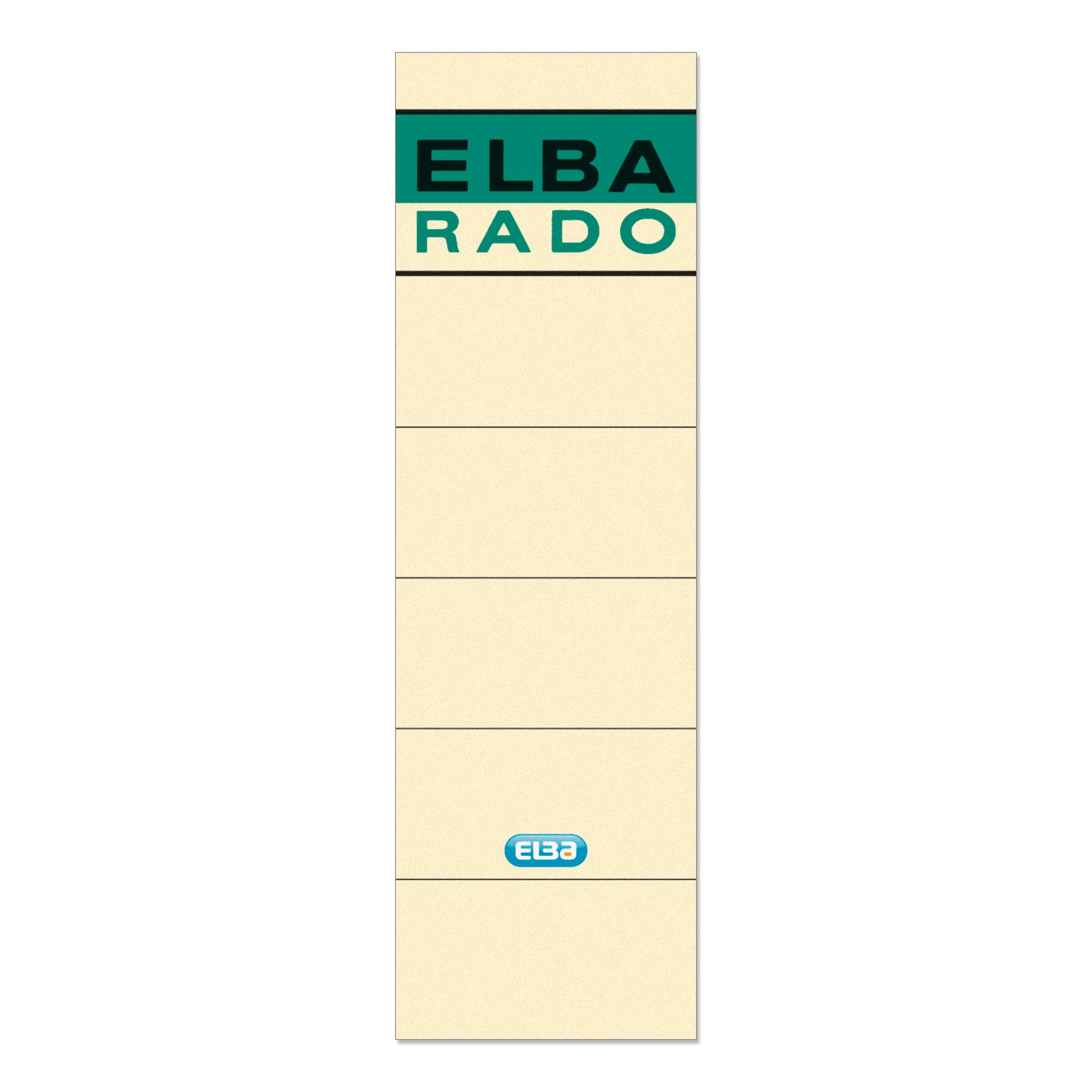 ELBA Ordneretikett 100420953 kurz/breit sk chamois 10 St./Pack. - Artikel: 120011512-1