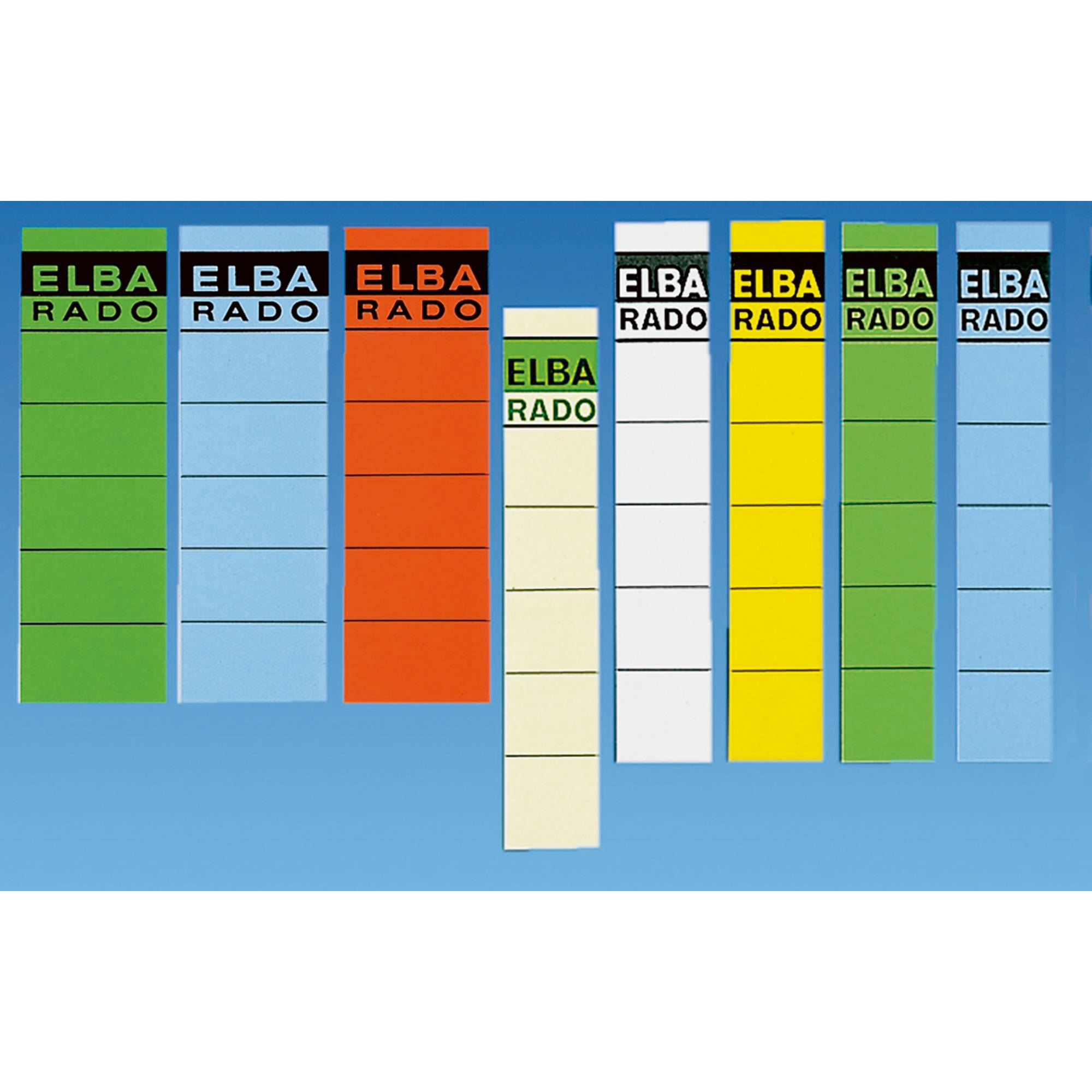 ELBA Ordneretikett 100420953 kurz/breit sk chamois 10 St./Pack. - Artikel: 120011512-2