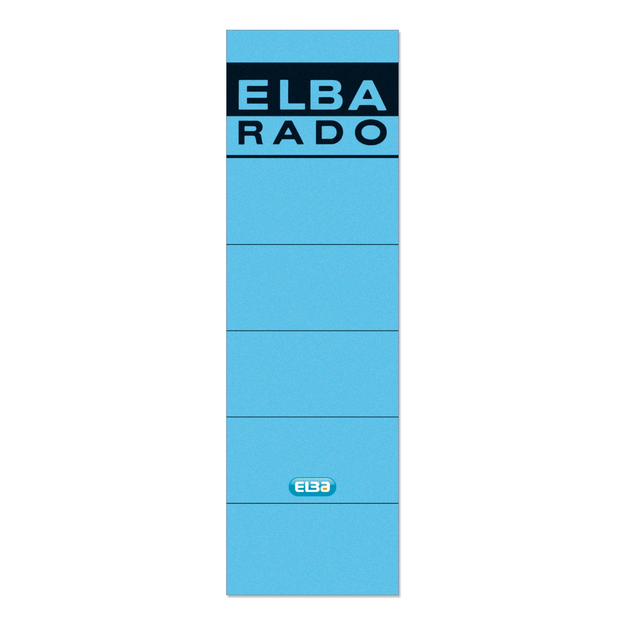 ELBA Ordneretikett 100420952 breit/kurz sk blau 10 St./Pack. - Artikel: 120011550-1