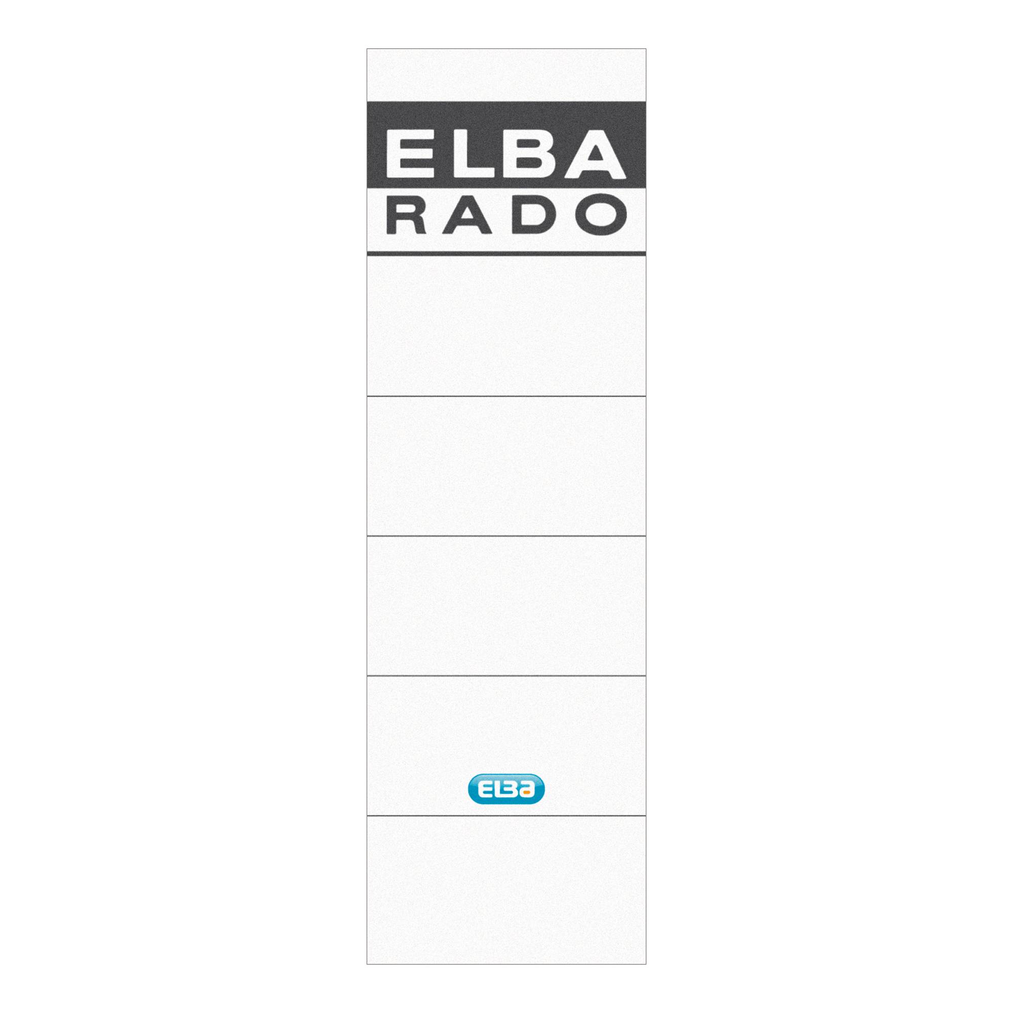 ELBA Ordneretikett 100551826 breit/kurz sk weiß 10 St./Pack. - Artikel: 120011501-1