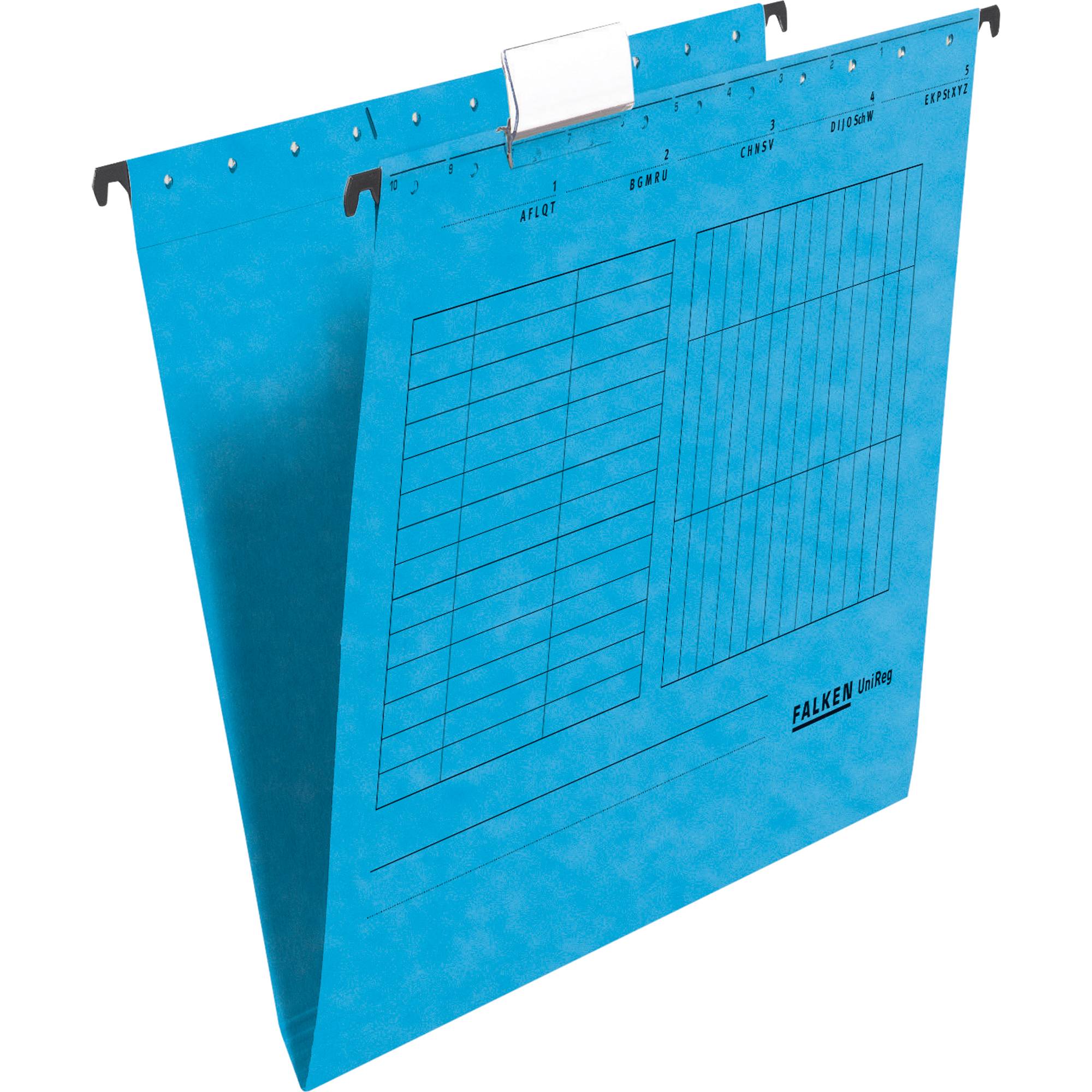 Hängemappe seitlich offen blau 5 St./Pack.-1