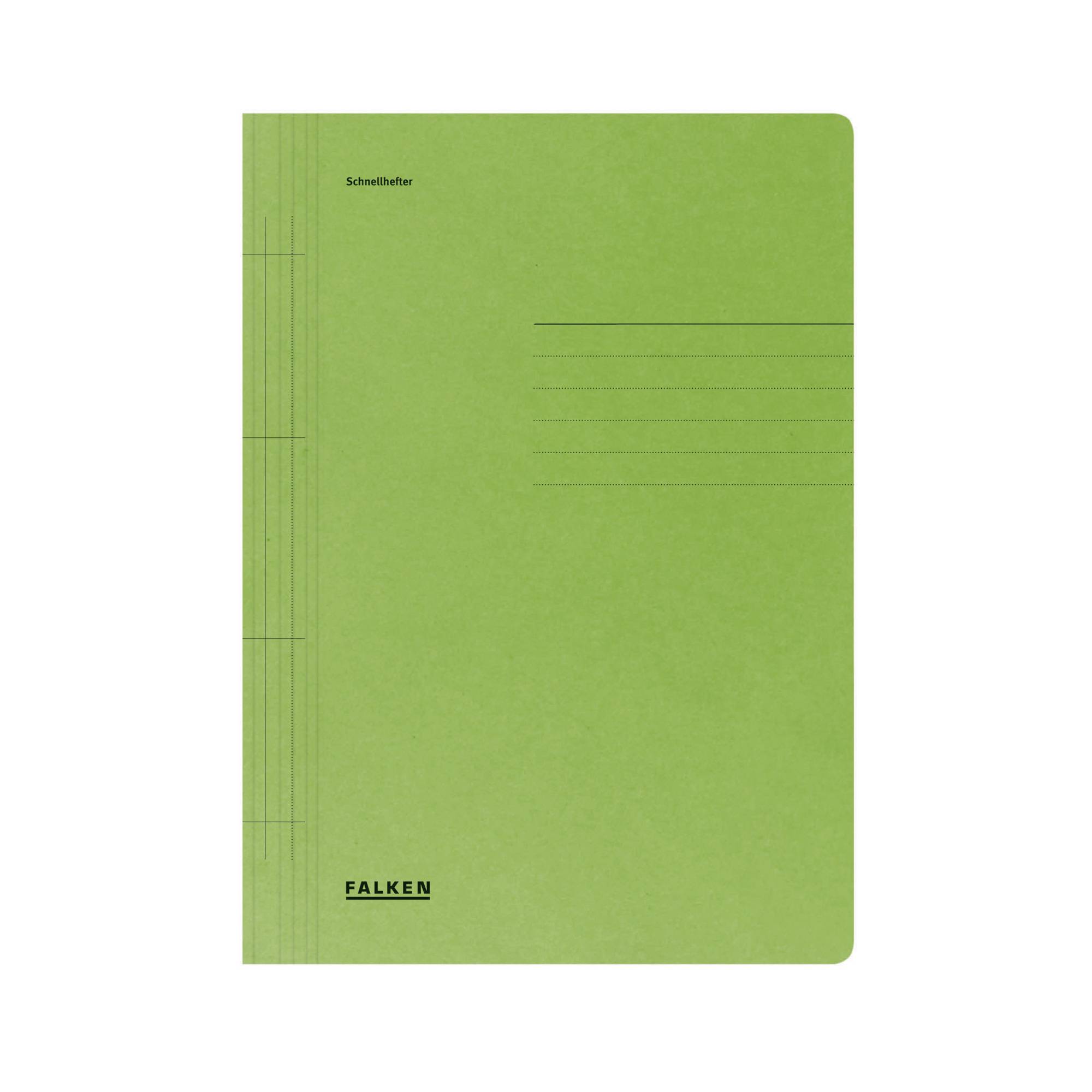 Schnellhefter A4 250g/m² Manila-RC-Karton grün - Artikel: 125007760