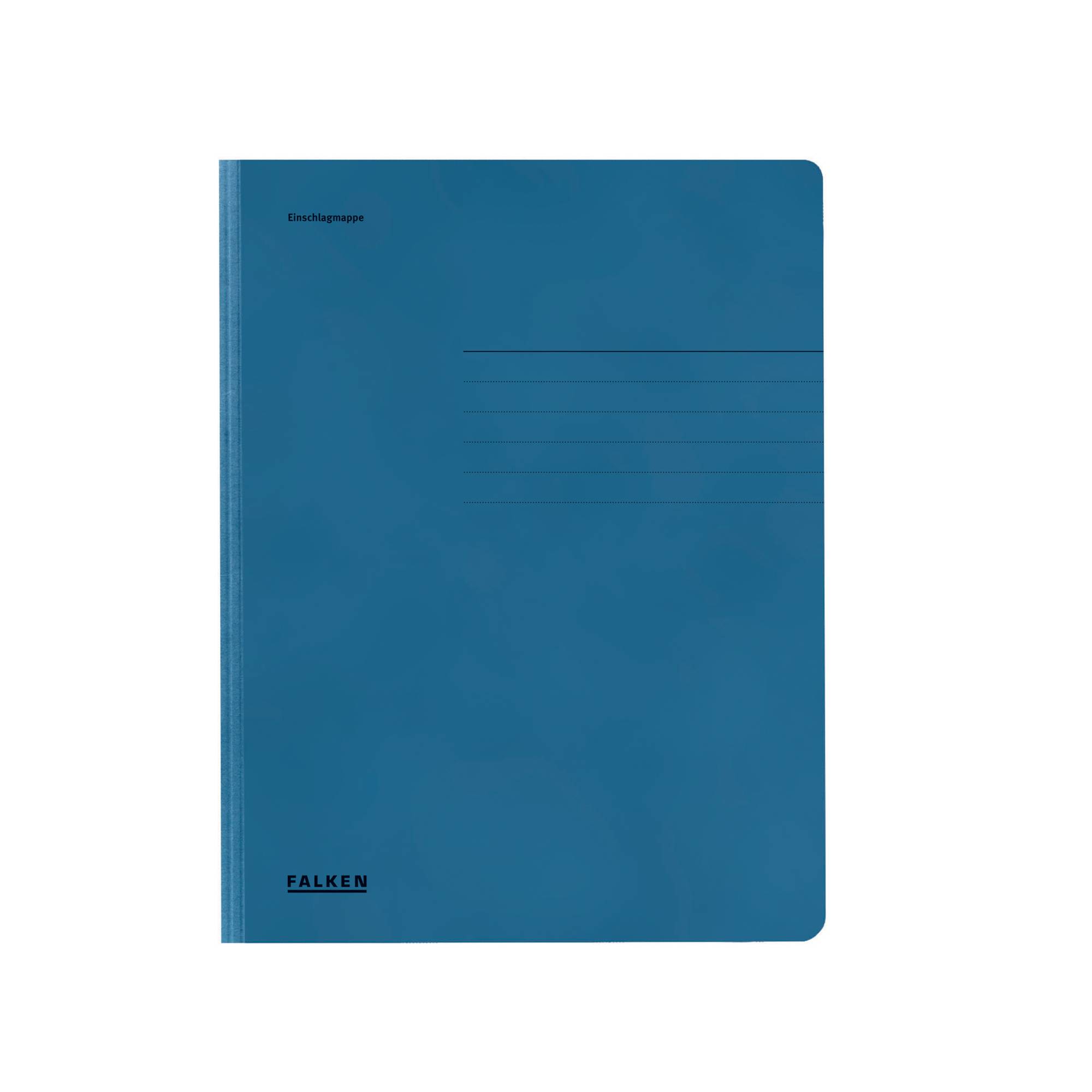 Jurismappe DIN A4 3 Klappen Karton blau - Artikel: 125014050