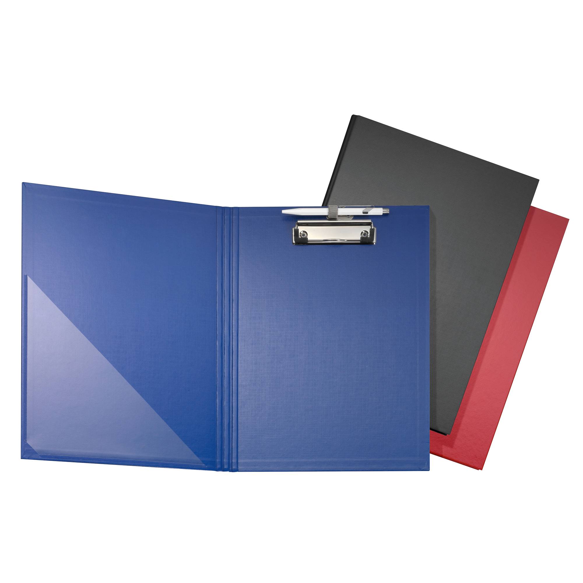 Klemmbrettmappe DIN A4 Hartpappe/Folie blau-5