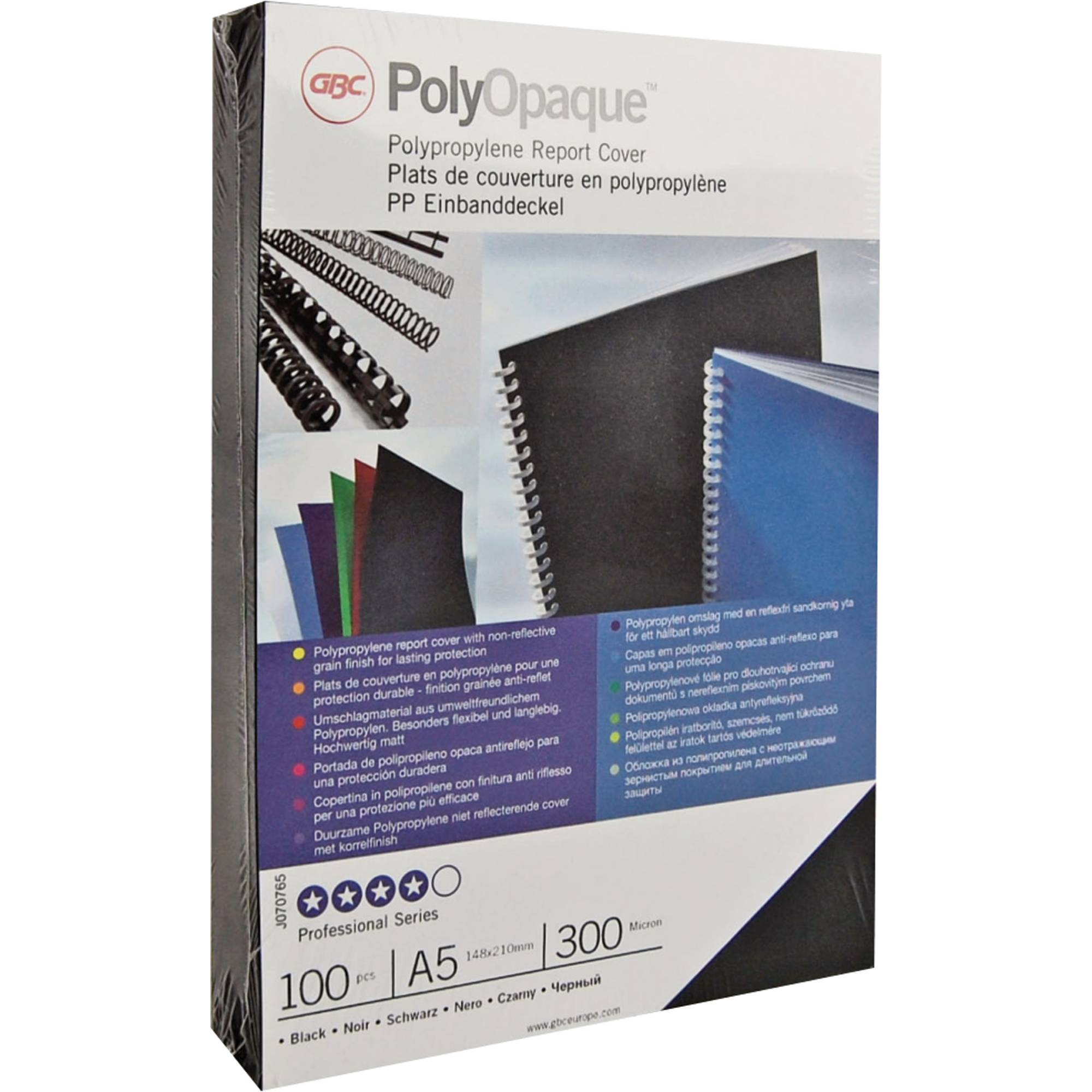 GBC Deckblatt PolyOpaque IB386817 DIN A4 PP weiß 100 St./Pack. - Artikel: 125039501-1