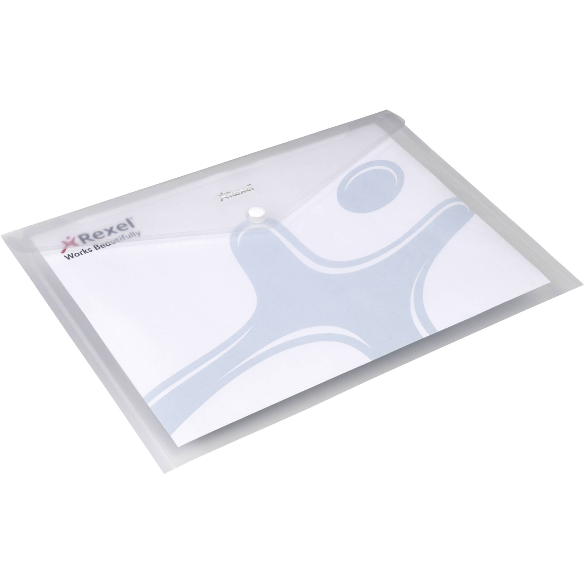 Dokumententasche ICE DIN A4 quer Polypropylen glasklar-1