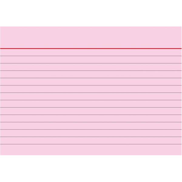 BRUNNEN Karteikarte 102260120 DIN A6 liniert rt 100 St./Pack. - Artikel: 145000430