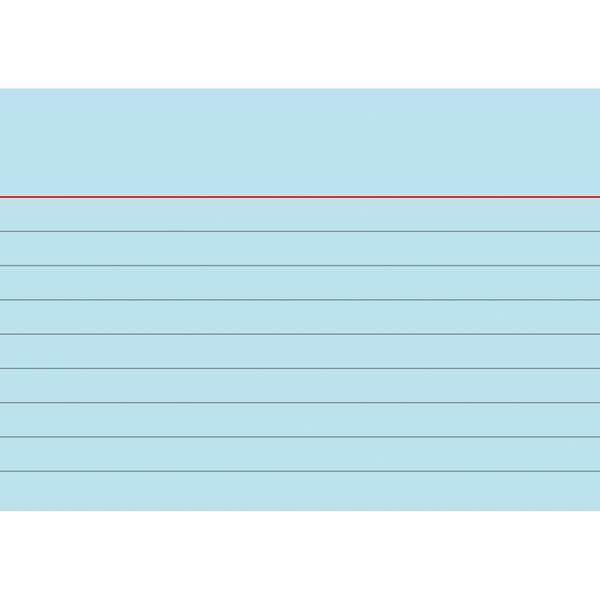 BRUNNEN Karteikarte 102270130 DIN A7 liniert bl 100 St./Pack. - Artikel: 145000550
