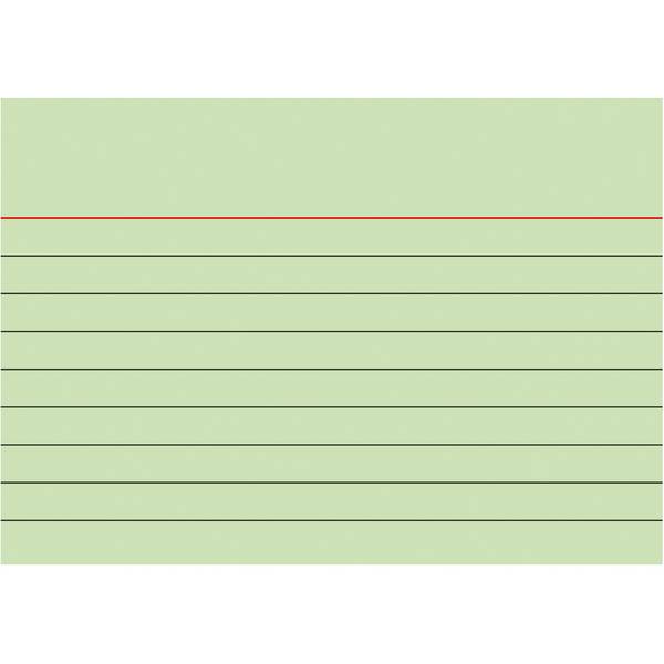 BRUNNEN Karteikarte 102270150 DIN A7 liniert gn 100 St./Pack. - Artikel: 145000560