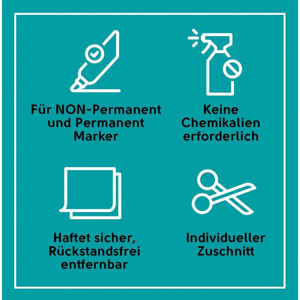Whiteboardfolie Flex Write Surface 120x240cm - Artikel: 150053200