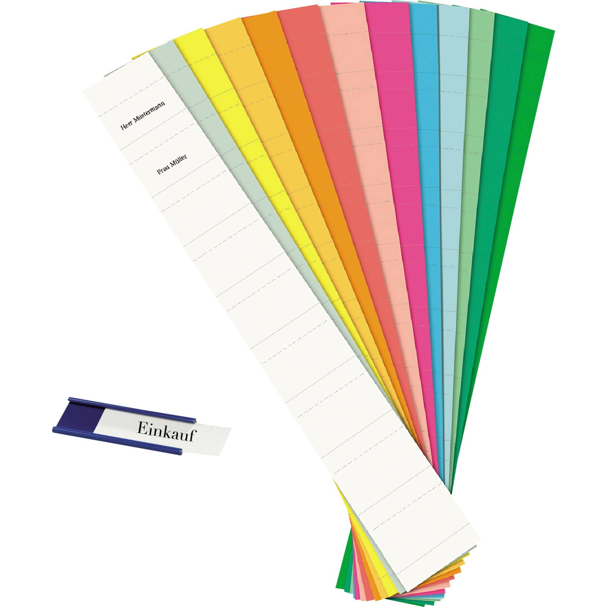 Einsteckkarte 70x17mm gelb 170 St./Pack.-2
