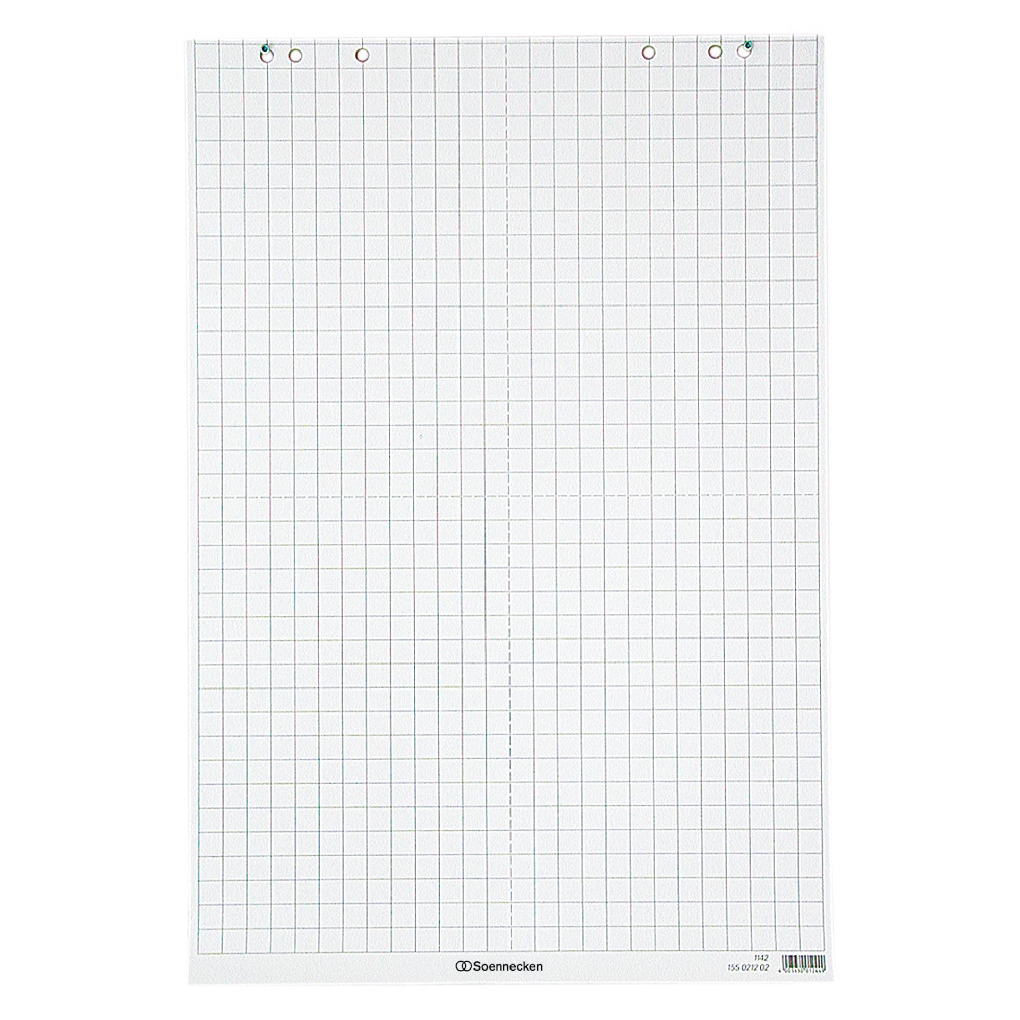 Flipchartblock 68x99cm 20Bl. kariert 5 St./Pack.-1
