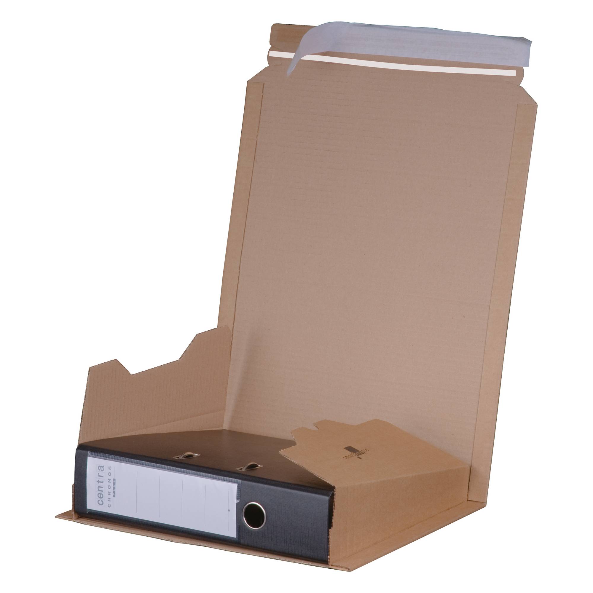 Versandkarton 370x45-90x297mm braun-1