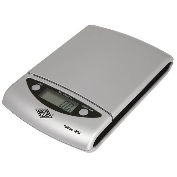 WEDO Briefwaage Optimo 1000 481154 1kg silber +Batterien - Artikel: 162236194