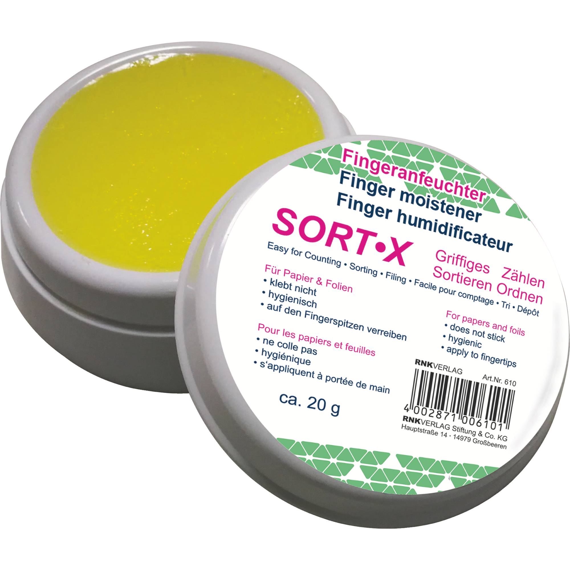 OPTI Fingeranfeuchter Sortex 610 20g - Artikel: 170059200-2