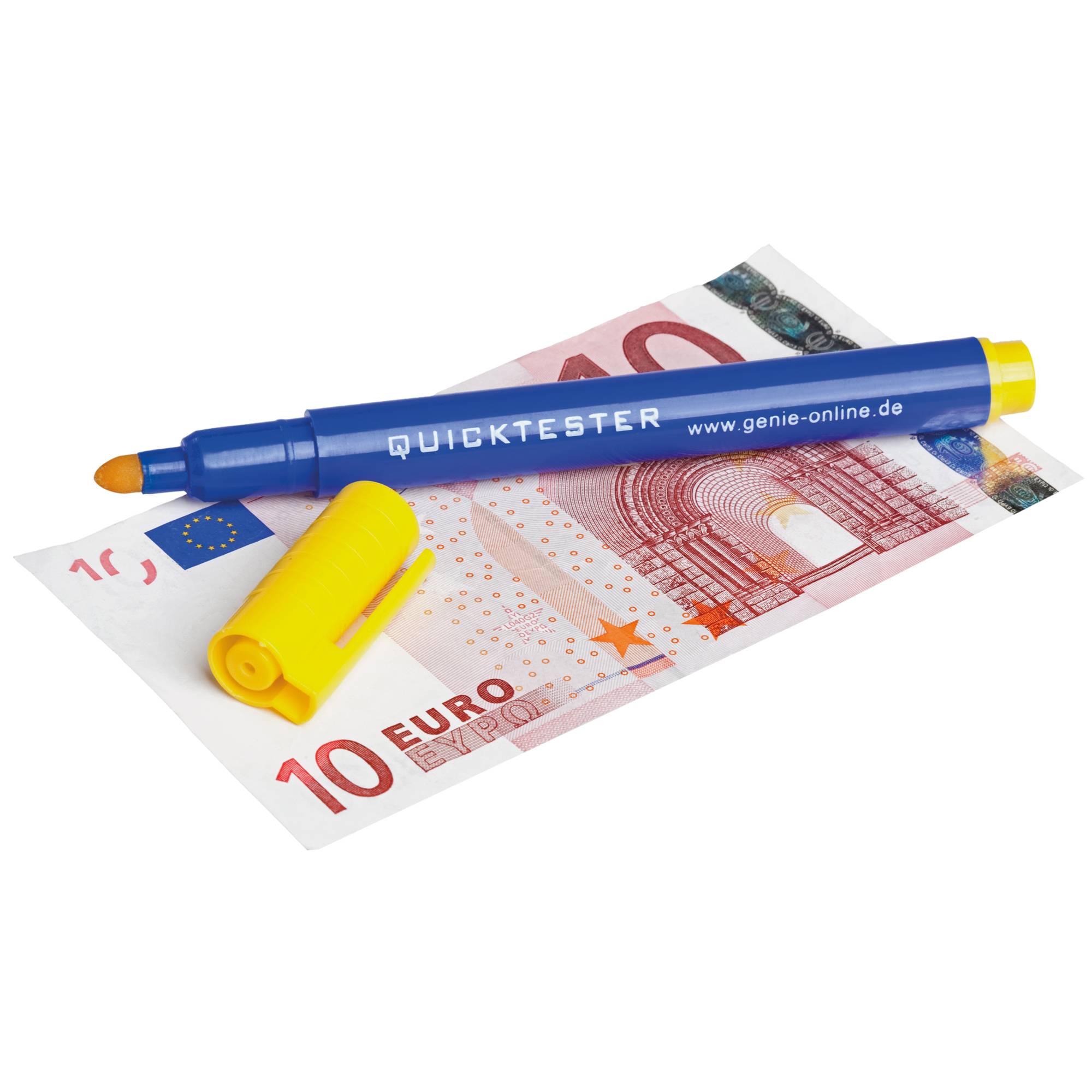 GENIE Geldscheinprüfstift Quicktester 11794 blau/gelb - Artikel: 178000200-2