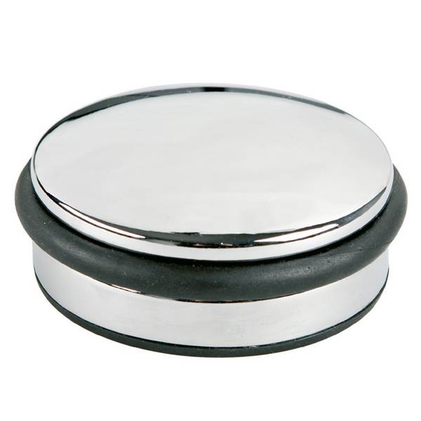 ALCO Türstopper 2850 10x4cm 1000g Metall/Gummi chrom - Artikel: 191528300