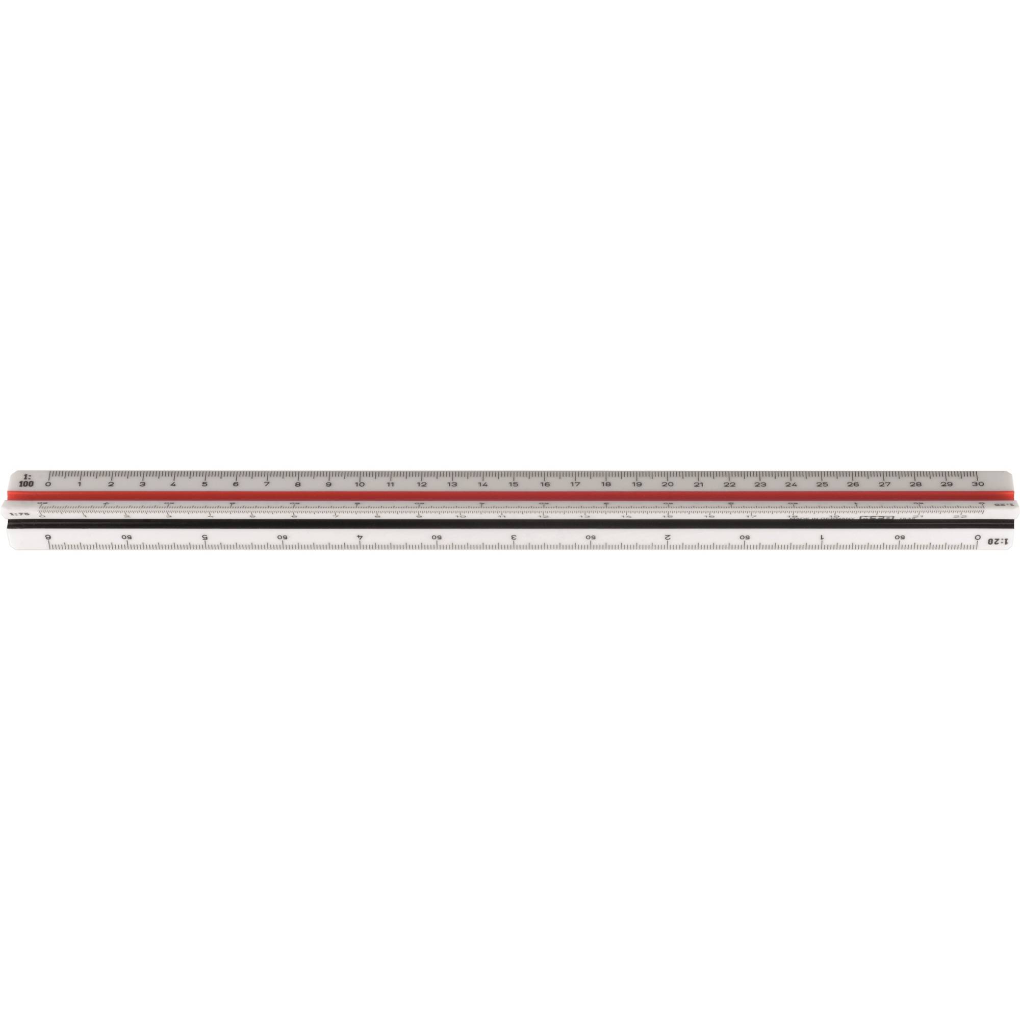 MÖBIUS RUPPERT - Dreikantmaßstab 30.0 cm weiß-1