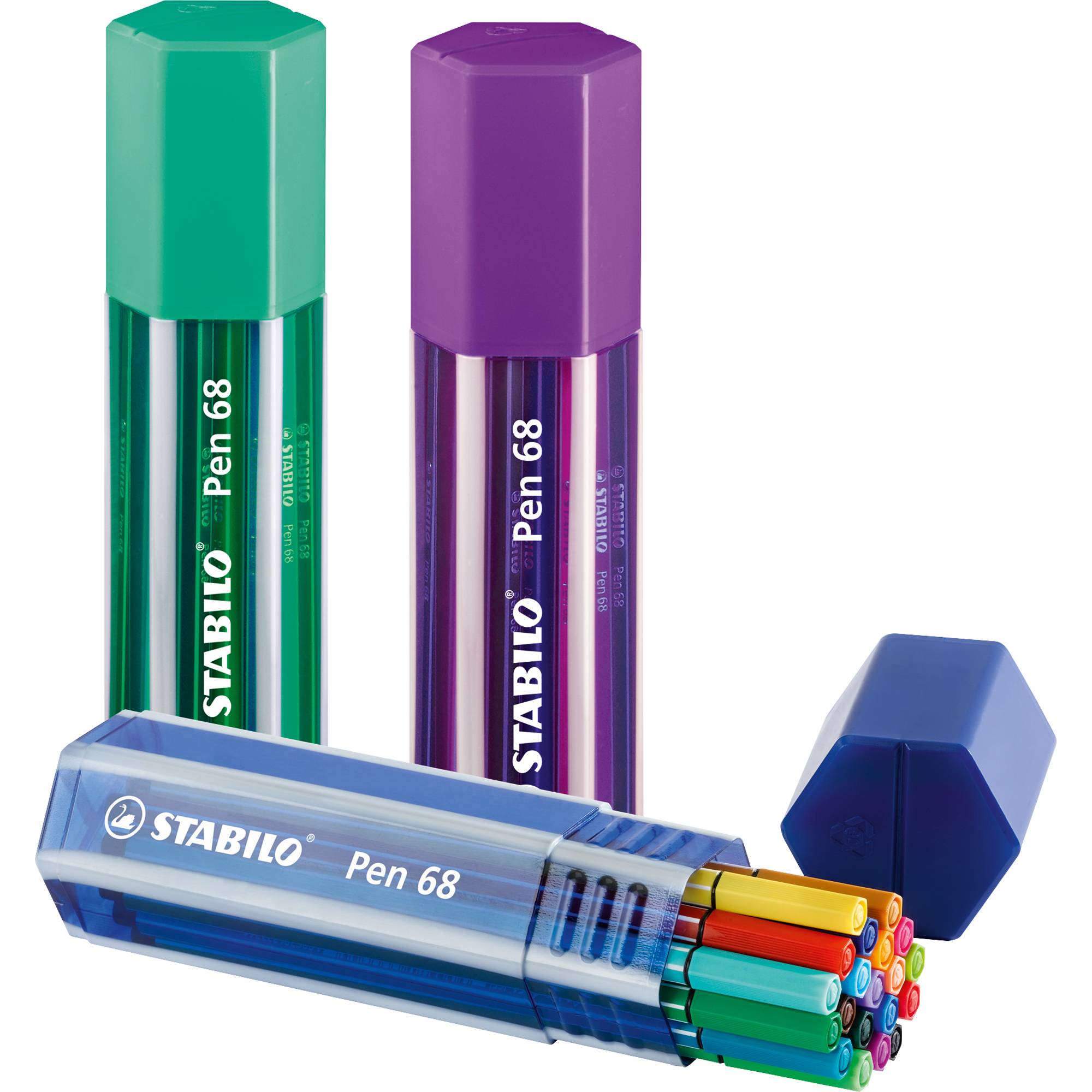 Pen 68 Big Pen Box Pa=20 Farben sortiert-1