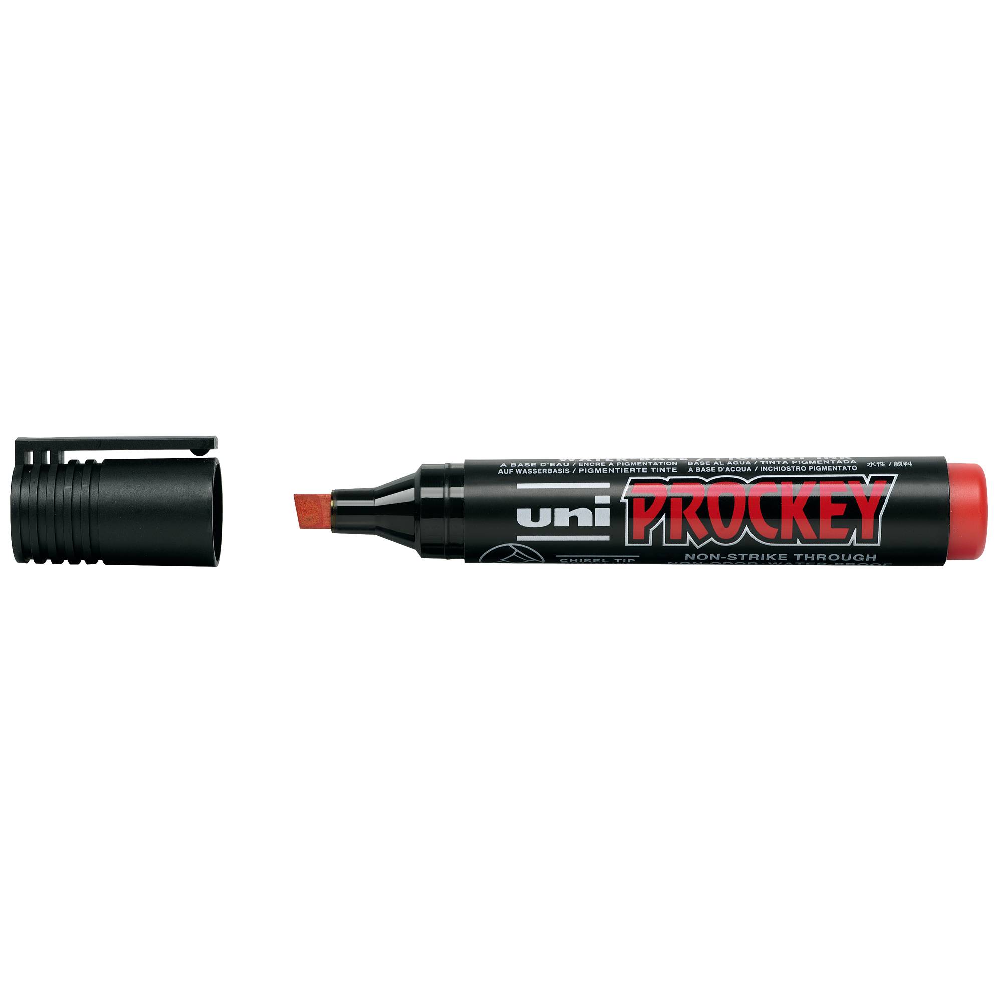 uni-ball Marker uniPROCKEY 159021 Keilspitze rot - Artikel: 304217530-1