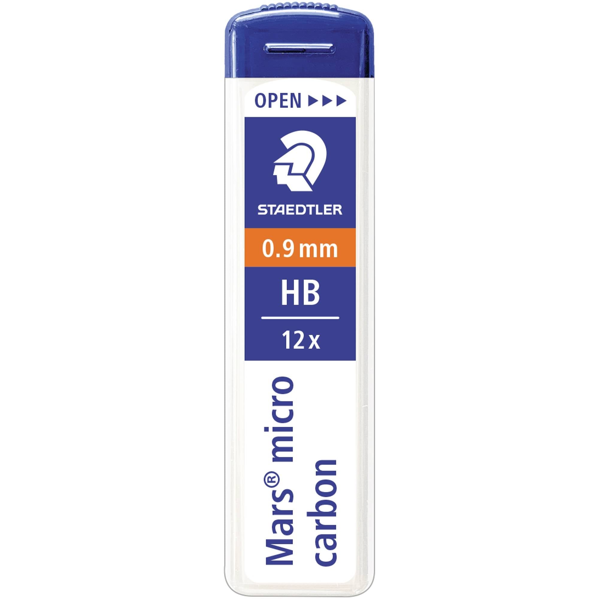STAEDTLER Feinmine Mars micro carbon 250 09-HB 0,9mm 12 St./Pack. - Artikel: 315001460-2