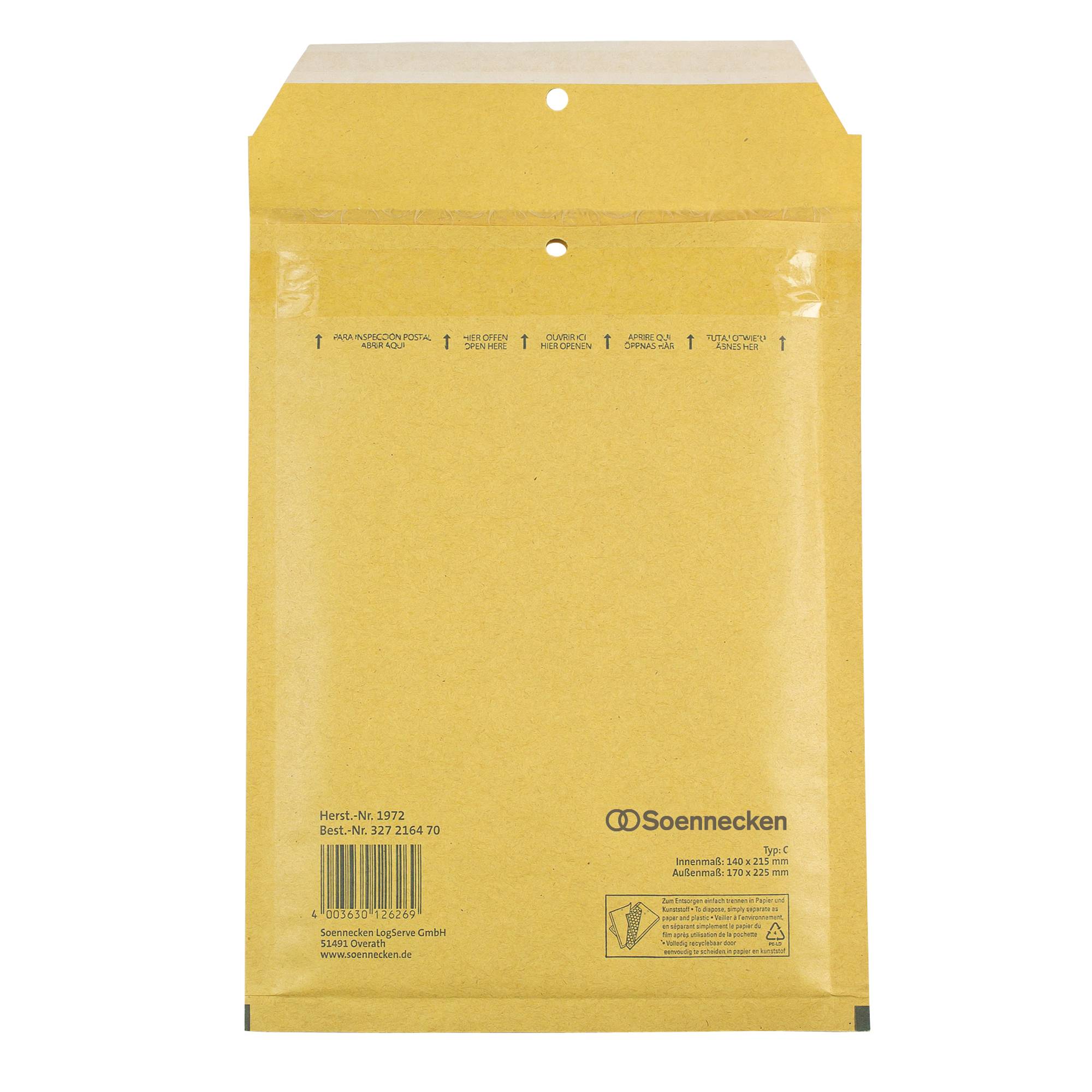 Luftpolstertasche C/0 140x215mm hk br 100St-1