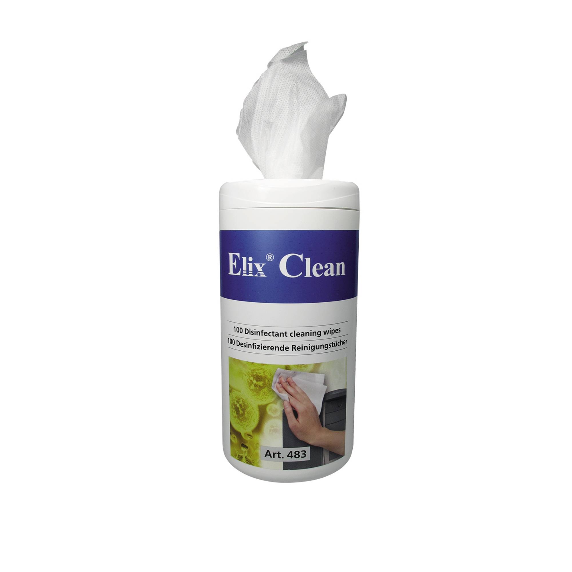Elix Desinfektionstuch ElixClean 483.100 100 St./Pack. - Artikel: 495039700-0