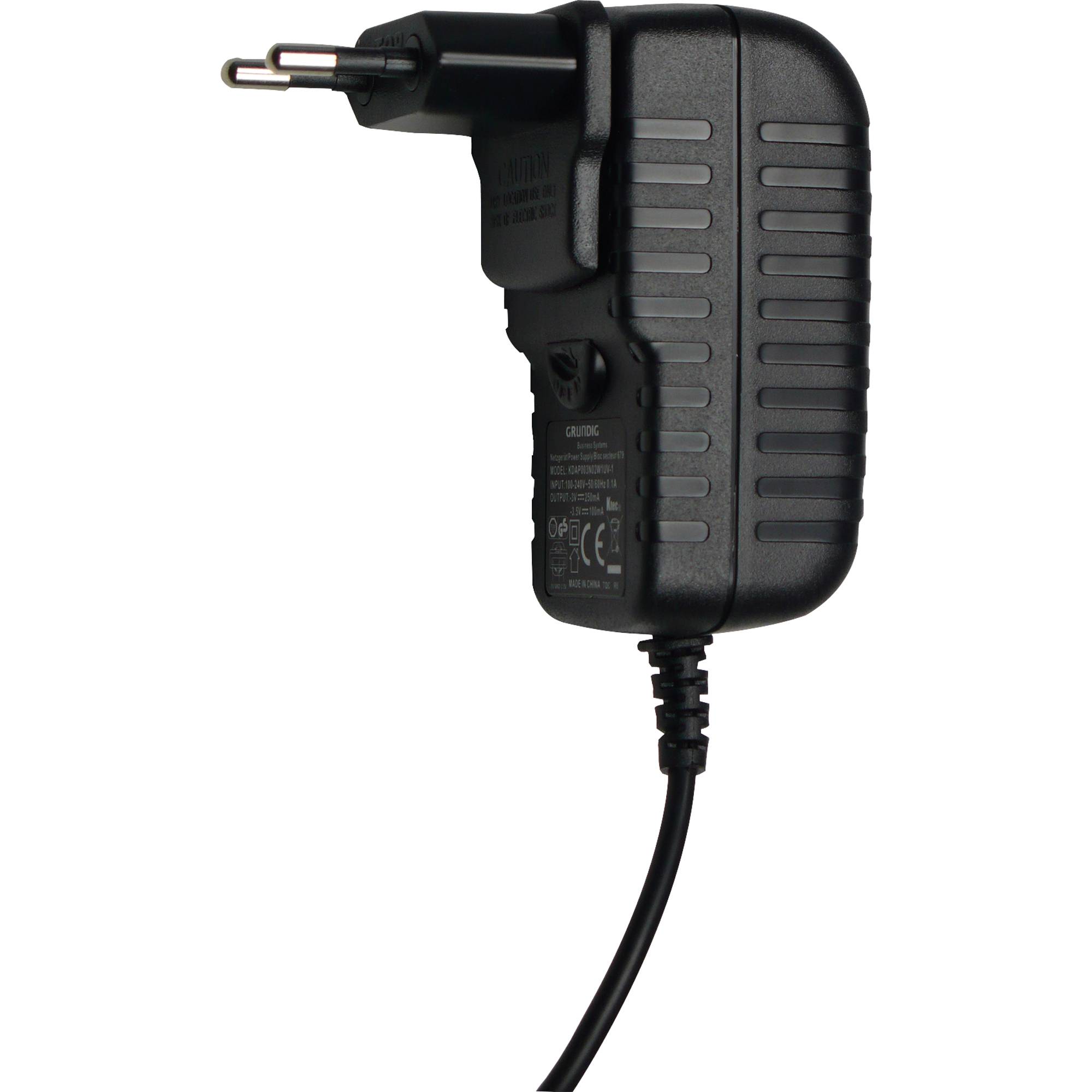 Grundig Netzgerät GZS1500 für Diktiergeräte SH10/SH24 schwarz - Artikel: 726211400-0