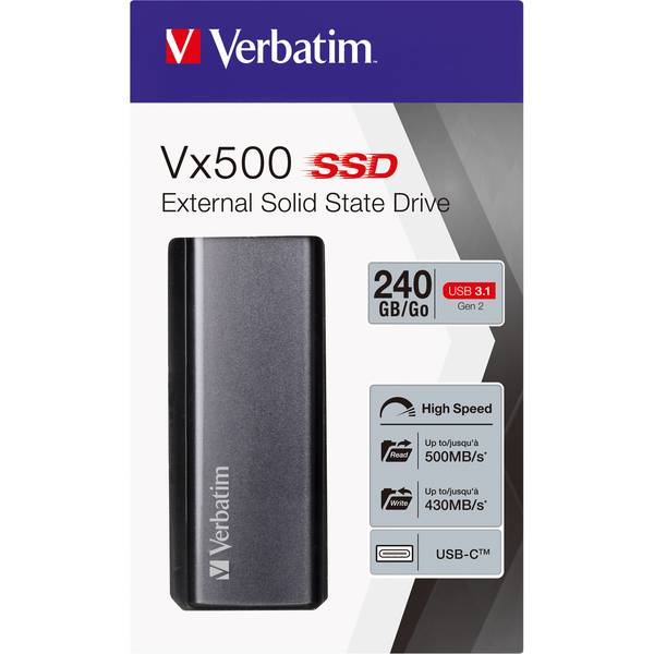 Verbatim SSD 47442 240GB USB3.1 1,8Zoll - Artikel: 794003700